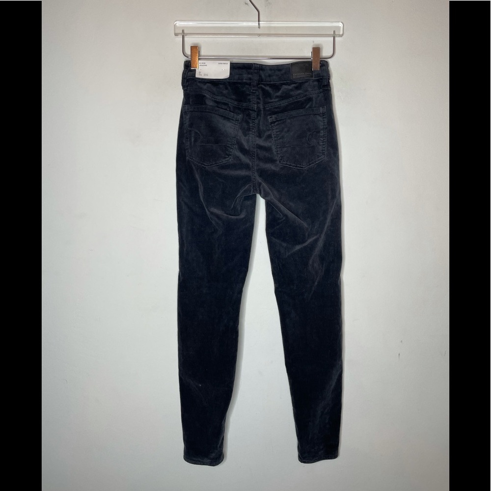 AEO | NWT Dark Grey Hi-Rise Super Stretch Jegging